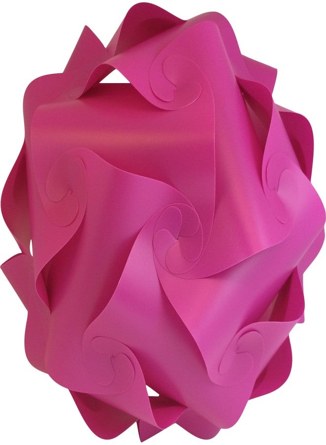 ALiLa Jigsaw Puzzle Ball Kandil Lantern - DIY Decorative Diwali & Christmas Hanging Lamp for Balcony, Living Room, Bedroom, Festive Décor, Self-Assembly (Pink) - Image 4